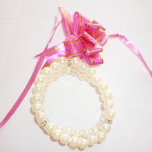 優雅與時尚的完美融合 韓國三層水鉆珍珠手鏈特惠批發